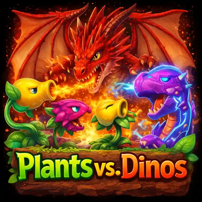 Plants vs Dinos Online Slot Game